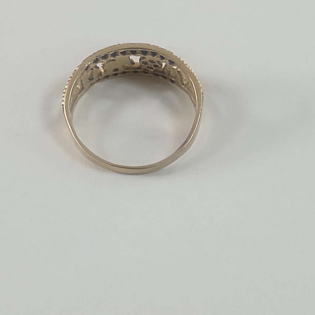 ARGOLLA DE LA SUERTE. ORO. 10 K 2.3 GRMS (SEMINUEVO)