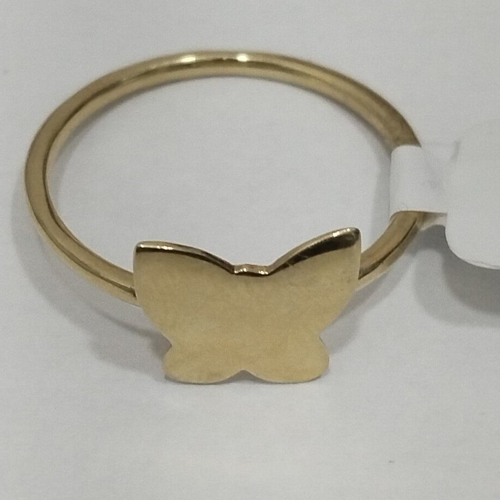 10003AND00075B2741 FRD11A ANILLO DE MARIPOSA PULIDA ORO 14K 1.8GRS (NUEVO)