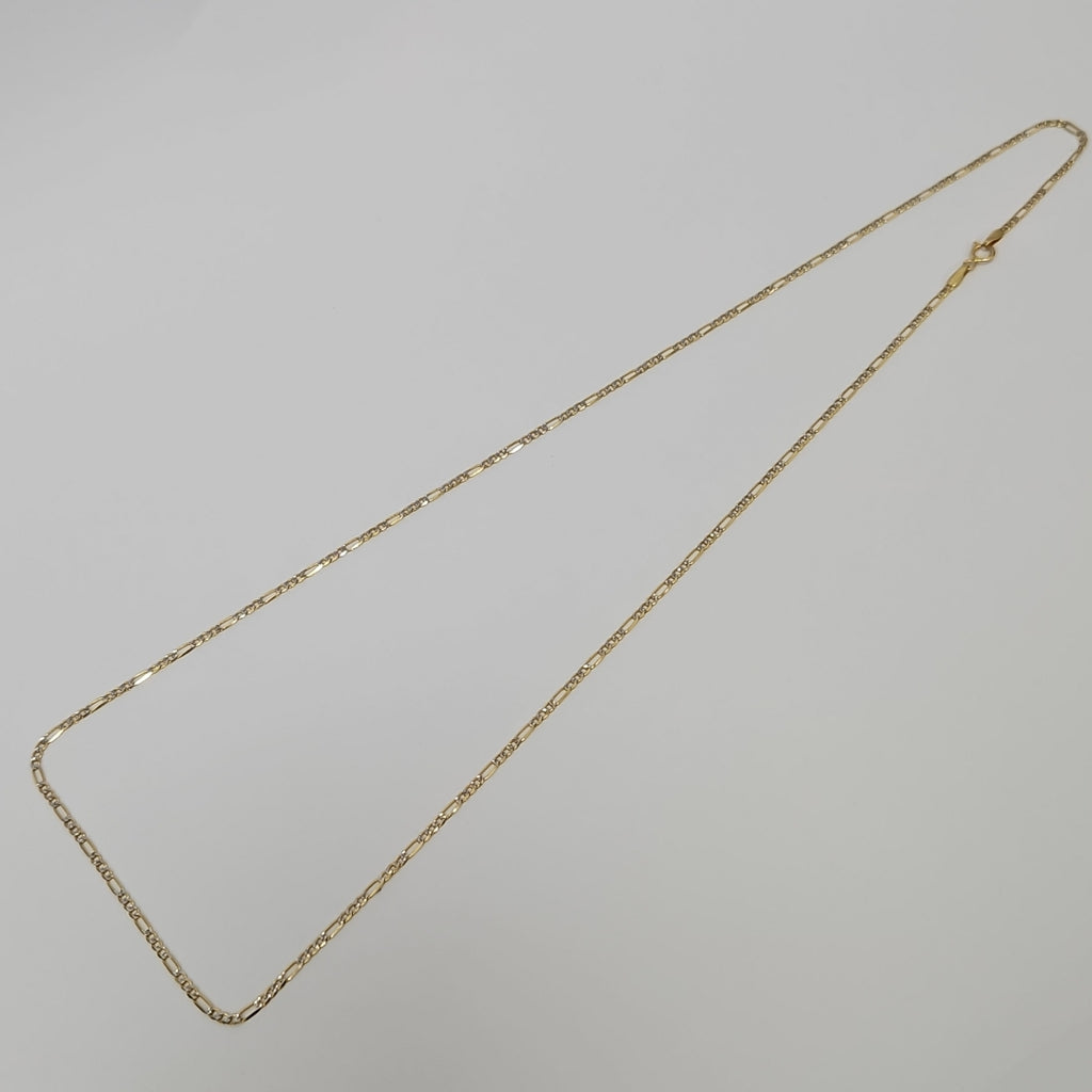 CADENAS CARTIER 3 1 DIAMANTADA ORO 14K 3.3 (NUEVO)