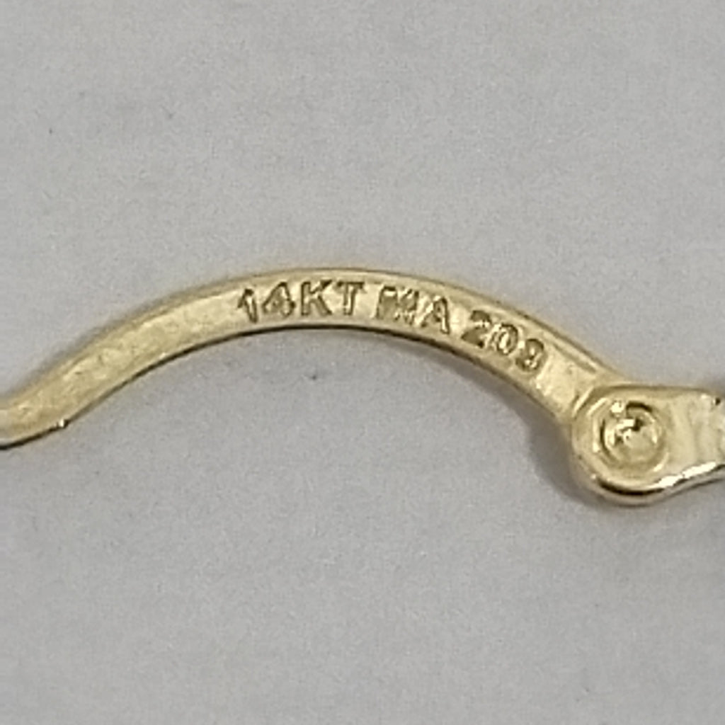 ARRACADAS ORO 14K 1.7 (NUEVO)