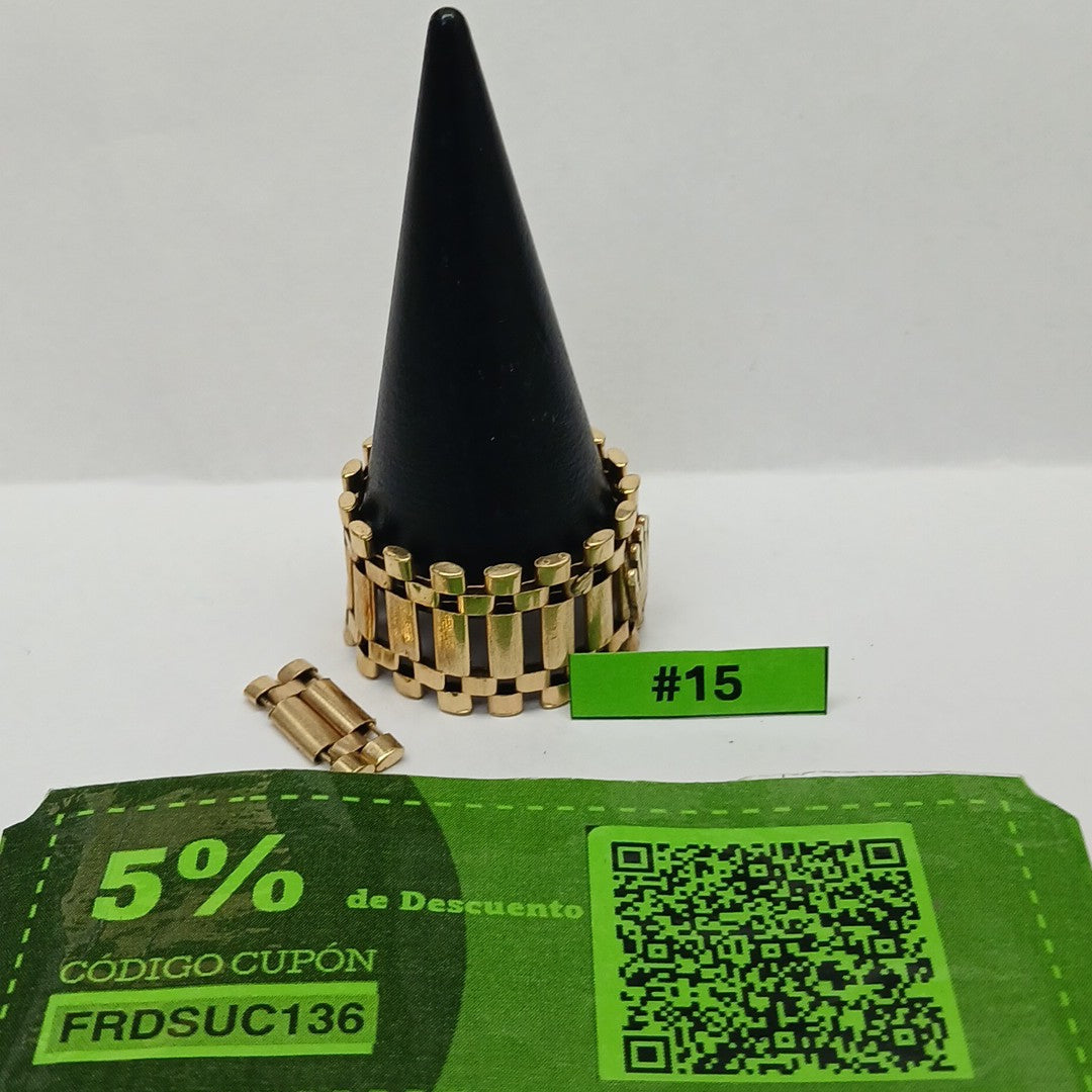 ARGOLLA. ORO. 14 K 7 GRMS (SEMINUEVO)