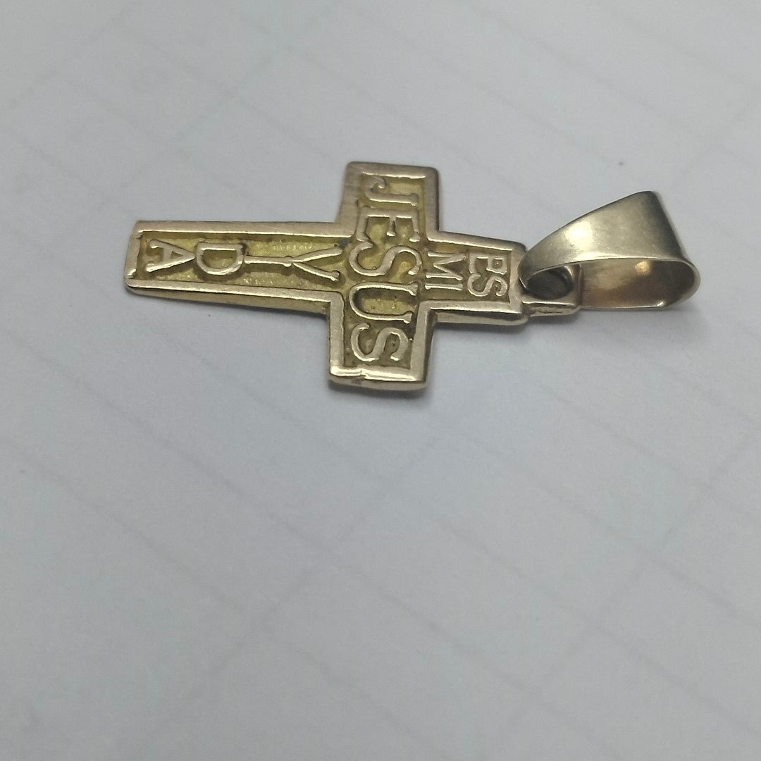 CRUZ, DIJE. ORO. 10 K 1 GRMS (SEMINUEVO)