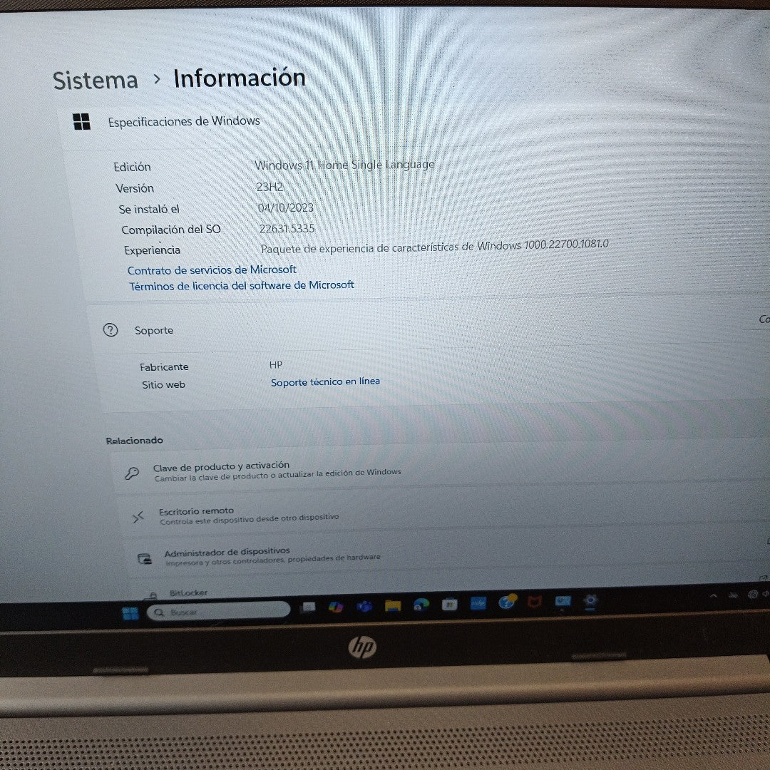 LAPTOP HP 255 G8 (2024) 256 GB SSD 8 GB RAM (SEMINUEVO)