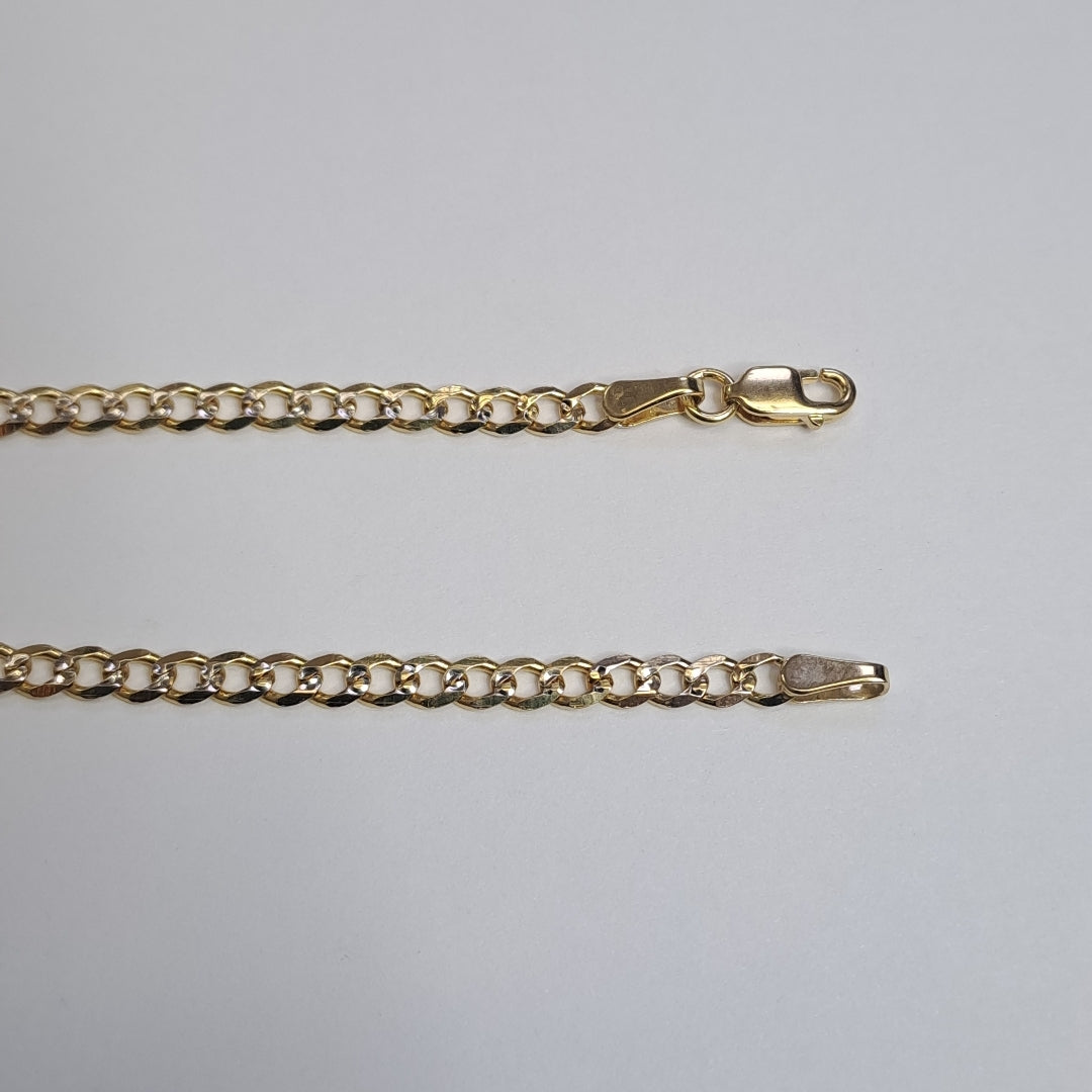 PULSERA BARBADA RODIO 3.1G 18 CM (NUEVO)