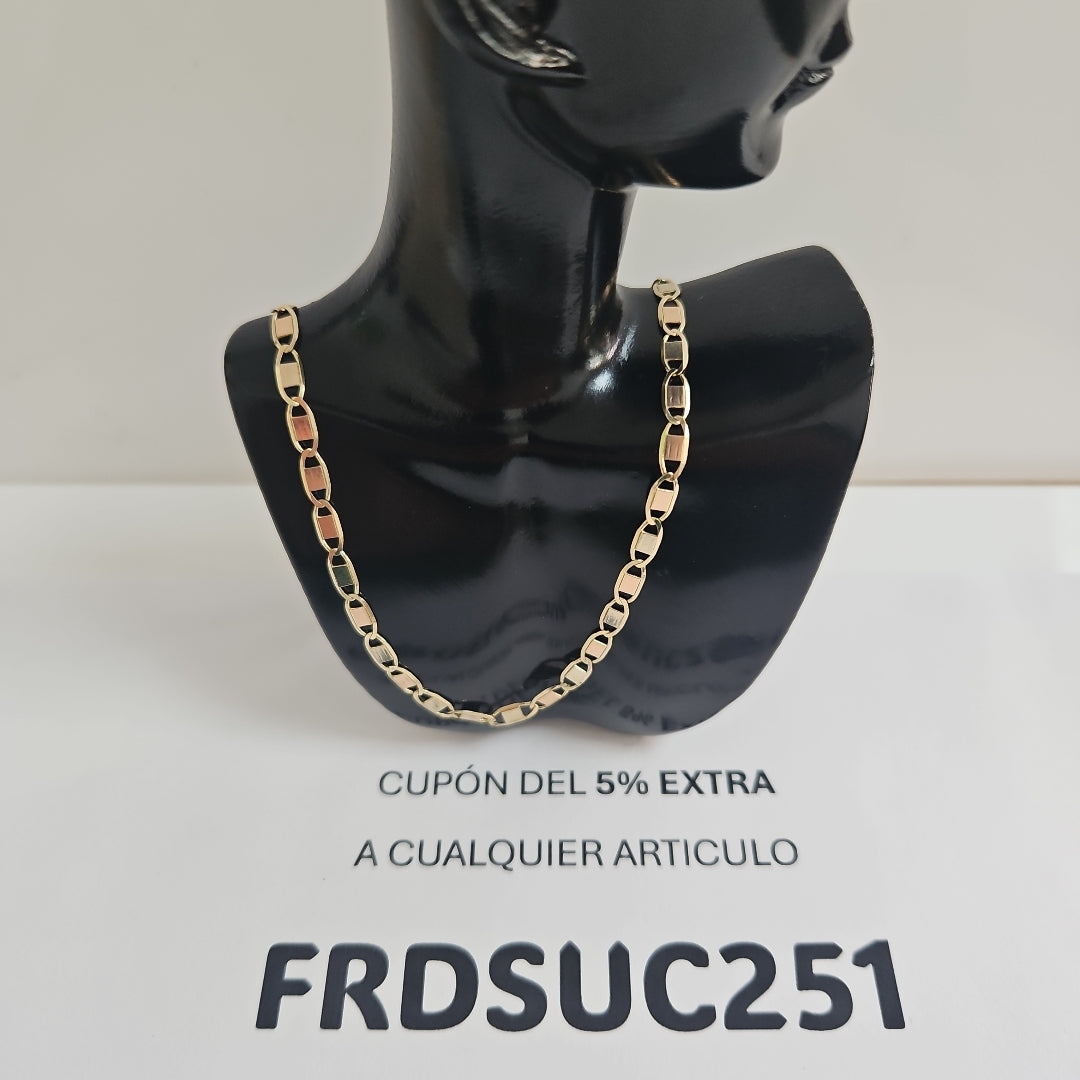 CADENA ESPECIAL MARINERA ESPEJO 6.8G 50 CM (NUEVO)