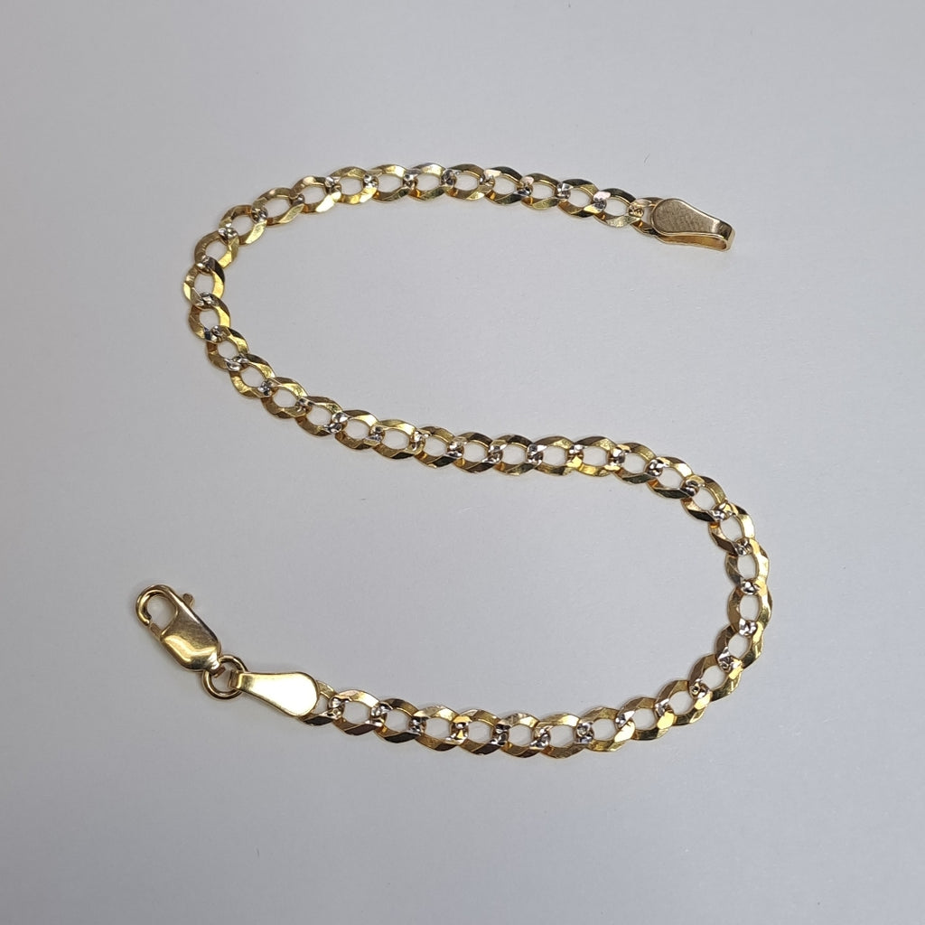 PULSERA BARBADA RODIO 3.1G 18 CM (NUEVO)