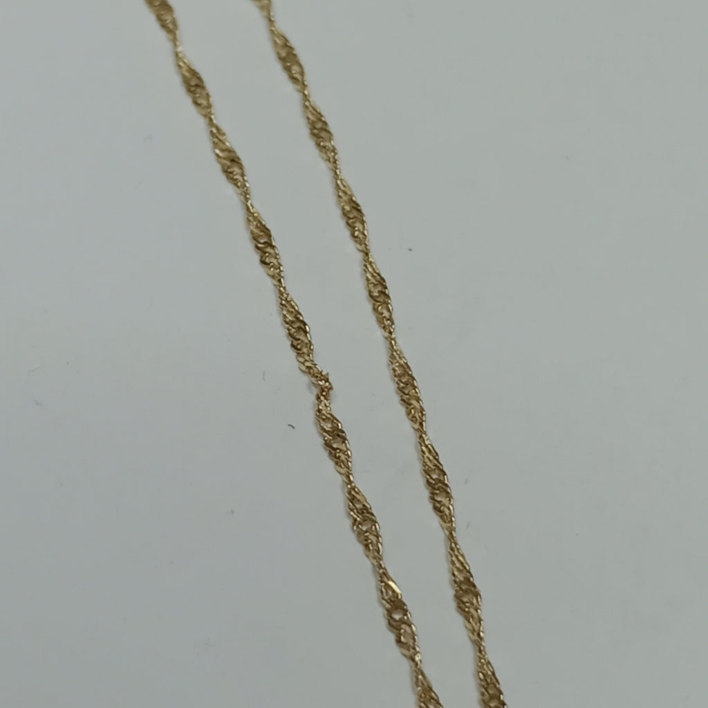 CADENA. ORO. 10 K 1.2 GRMS (SEMINUEVO)