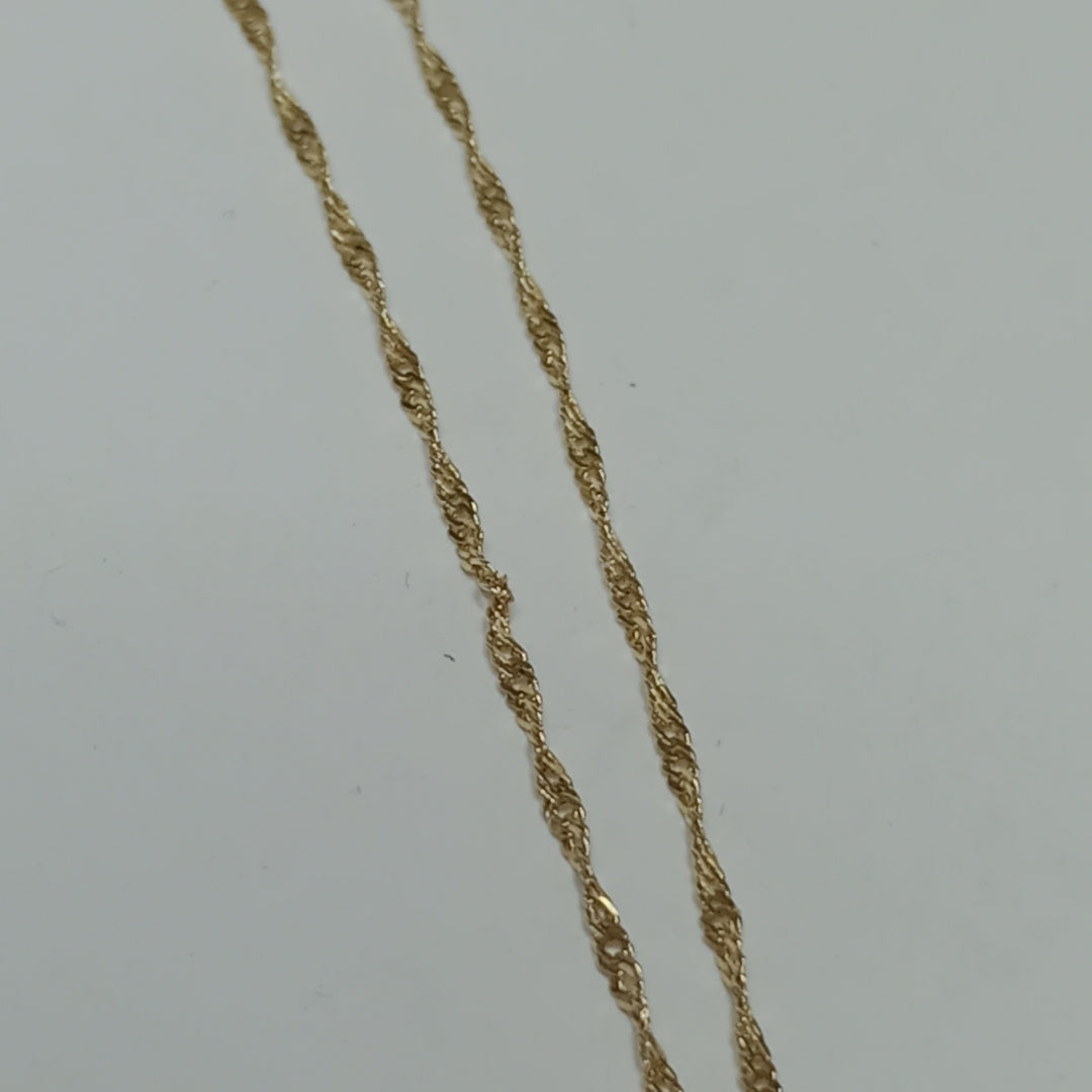 CADENA. ORO. 10 K 1.2 GRMS (SEMINUEVO)