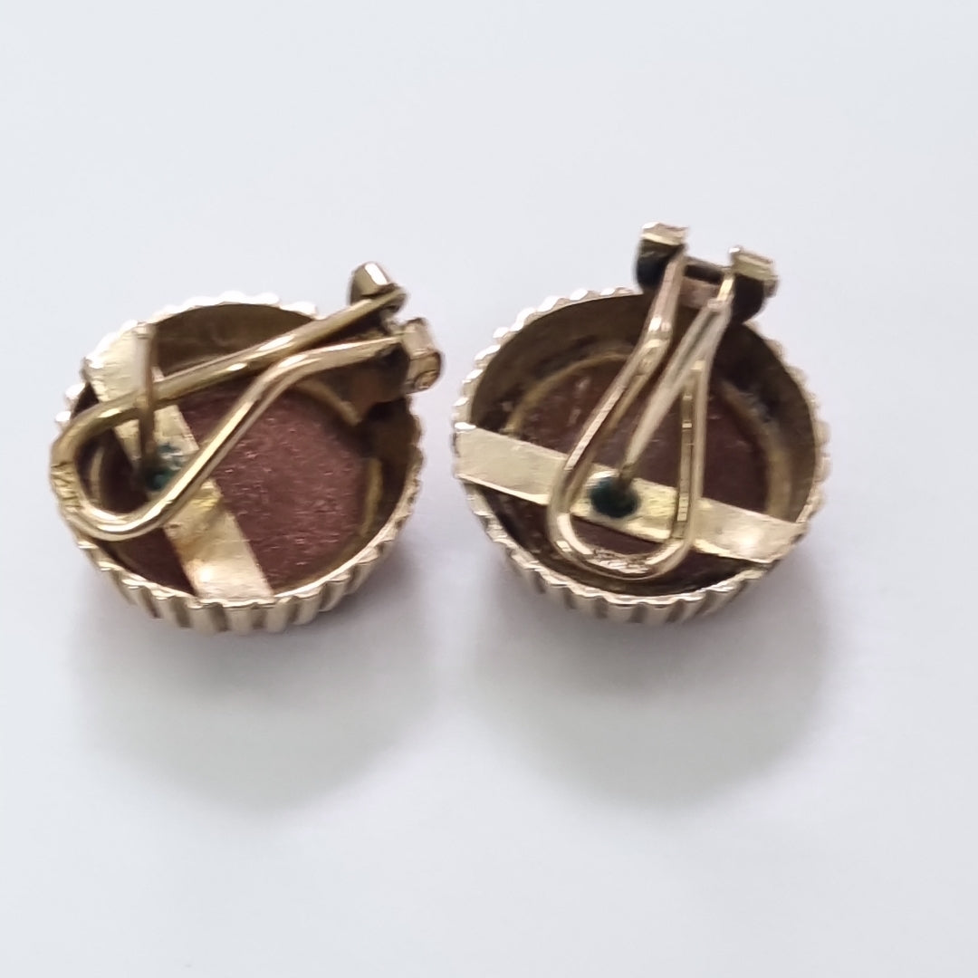 ARETES PAR. ORO. 8 K 6.5 GRMS (SEMINUEVO)