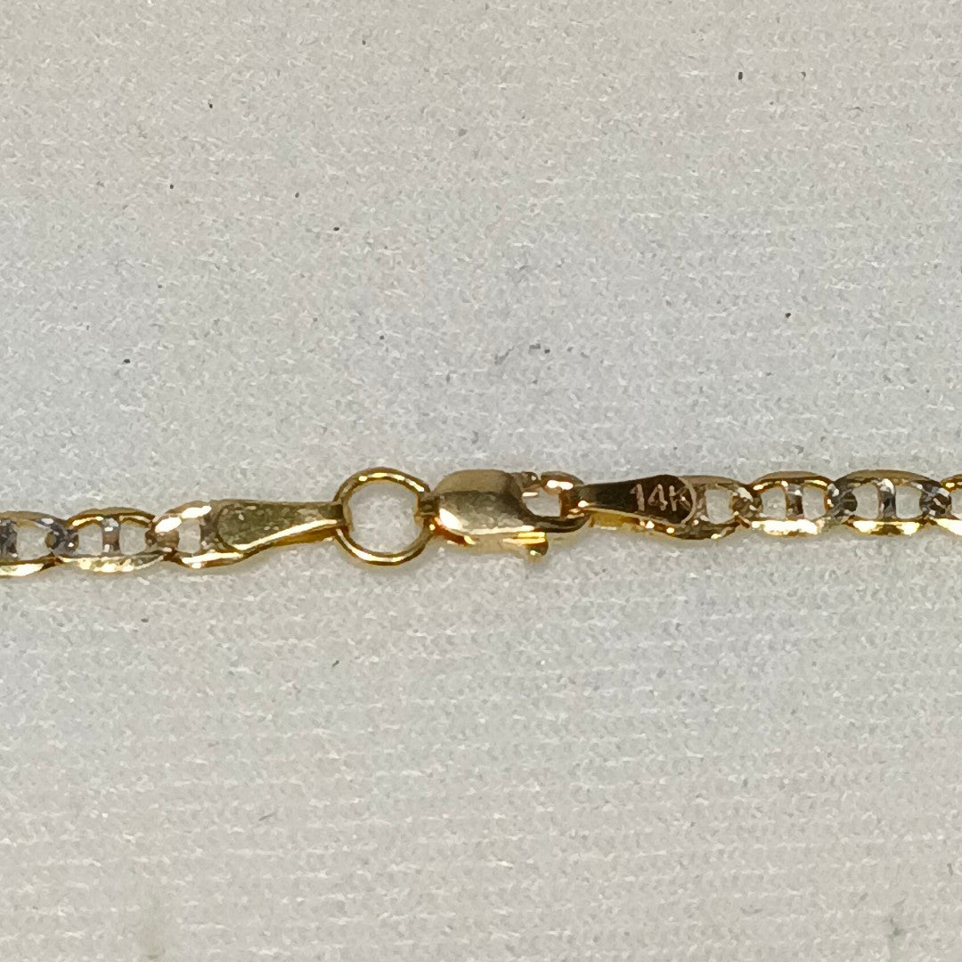 CADENA TEJIDO MARINERO 9GR 60 CM CM (NUEVO)