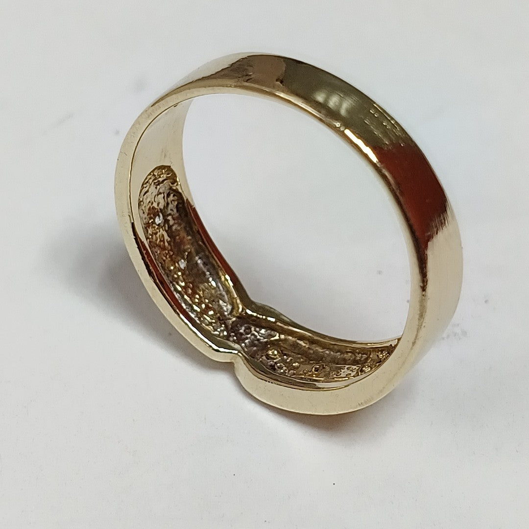 K1 5,10 GRMS 14 K ESPECIFICACIONES COMPLEMENTARIAS ANILLO CON SINT BCO (SEMINUEVO)