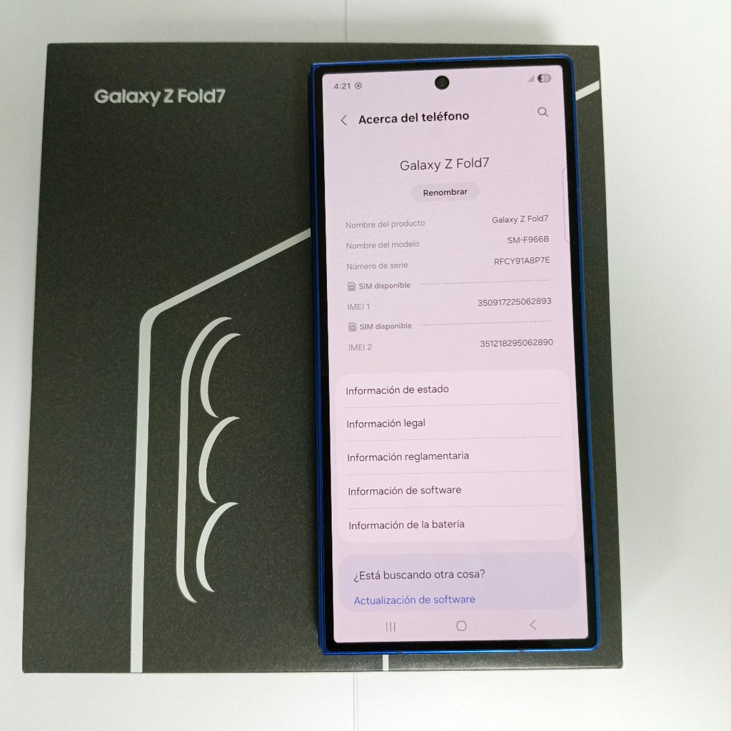 CELULAR SAMSUNG GALAXY Z FOLD7 SM-F966B (2025) 1 TB 16 GB RAM