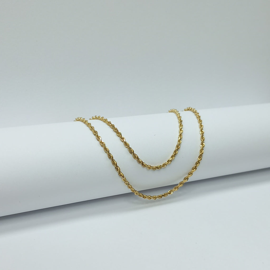 K1 7,20 GRMS 14 K ESPECIFICACIONES COMPLEMENTARIAS CADENA TORZAL 14K (SEMINUEVO)