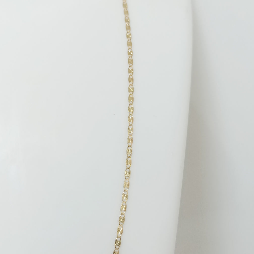 CADENA TEJIDO MARINERO 2.11GR 50 CM (NUEVO)