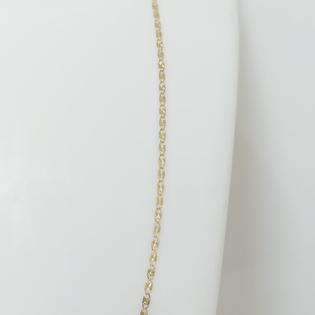 CADENA TEJIDO MARINERO 2.11GR 50 CM (NUEVO)