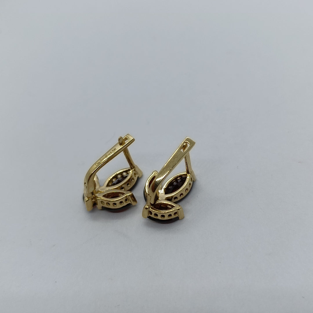 BROQUELES ORO 14K 4.3 (NUEVO)