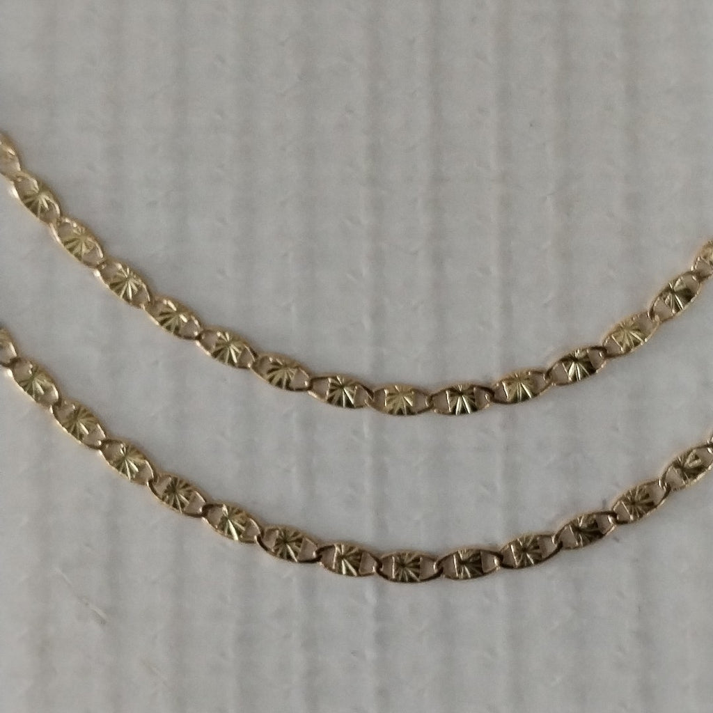 CADENA TEJIDO MARINERO 2.21GR 55 CM (NUEVO)