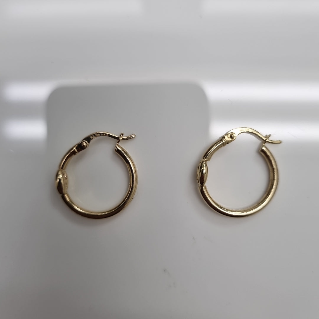 ARRACADAS ORO 14K 1.7 (NUEVO)