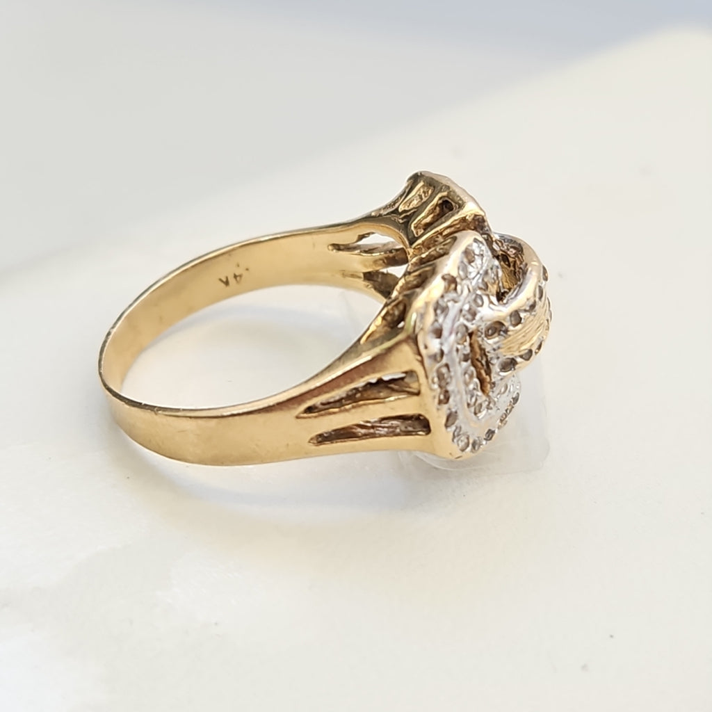 K1 5,80 GRMS 10 K ESPECIFICACIONES COMPLEMENTARIAS ANILLITO CON CIRCONIA (SEMINUEVO)