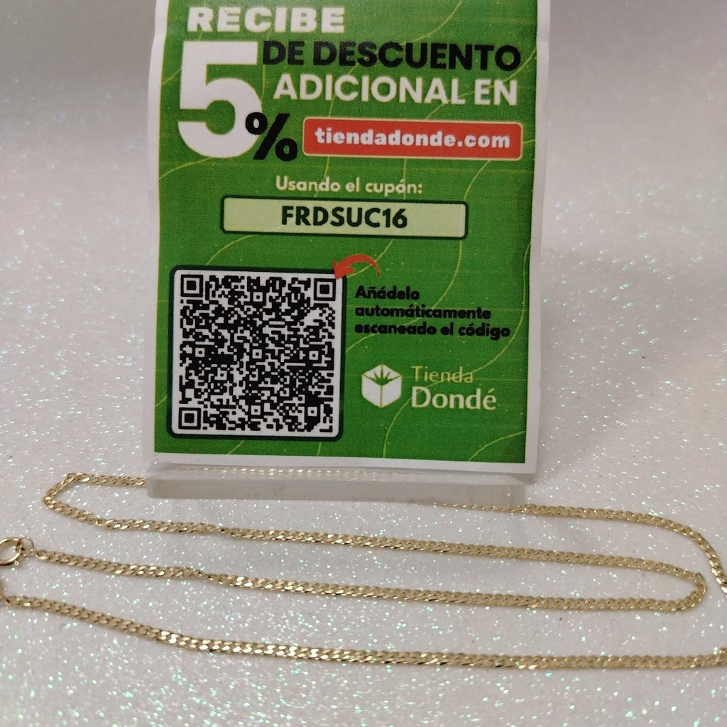 CADENA BARBADO 3.6GR 50 CM (NUEVO)