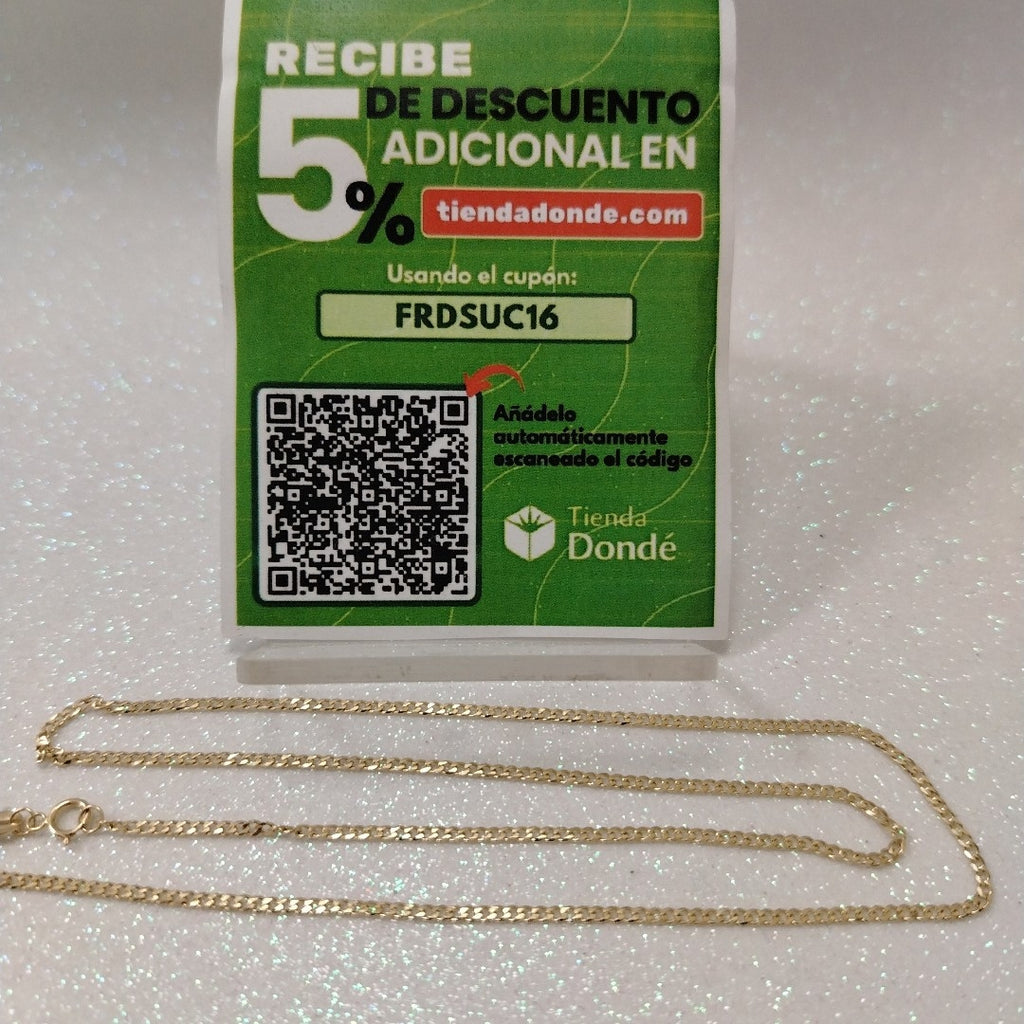 CADENA BARBADO 3.6GR 50 CM (NUEVO)