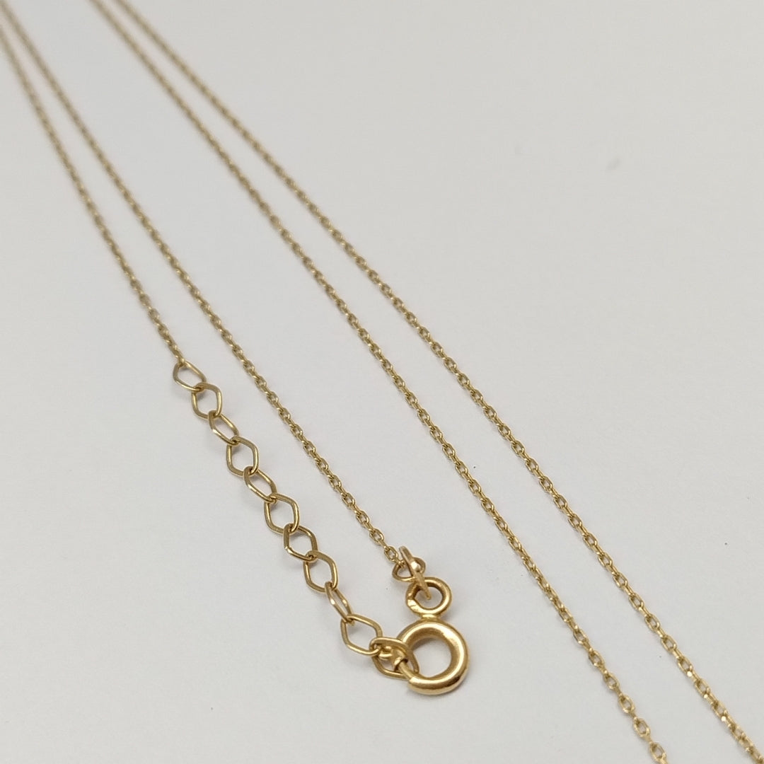 CADENA,DIJE ORO 14 K 1,30 GRMS (SEMINUEVO)