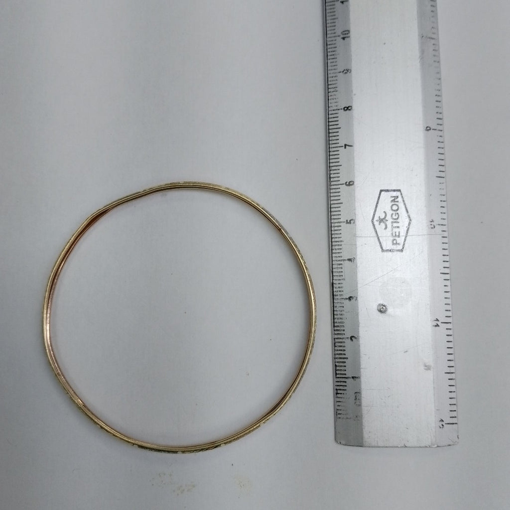 PULSERA RIGIDA. ORO COMBINADO. 14 K 4.3 GRMS (SEMINUEVO)