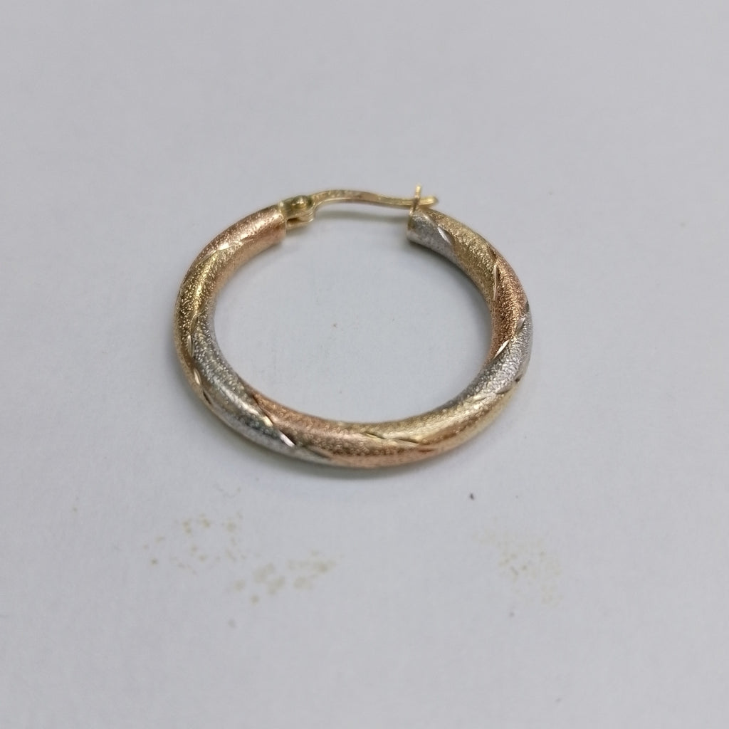 ARRACADAS PAR. ORO COMBINADO. 14 K 2.9 GRMS (SEMINUEVO)