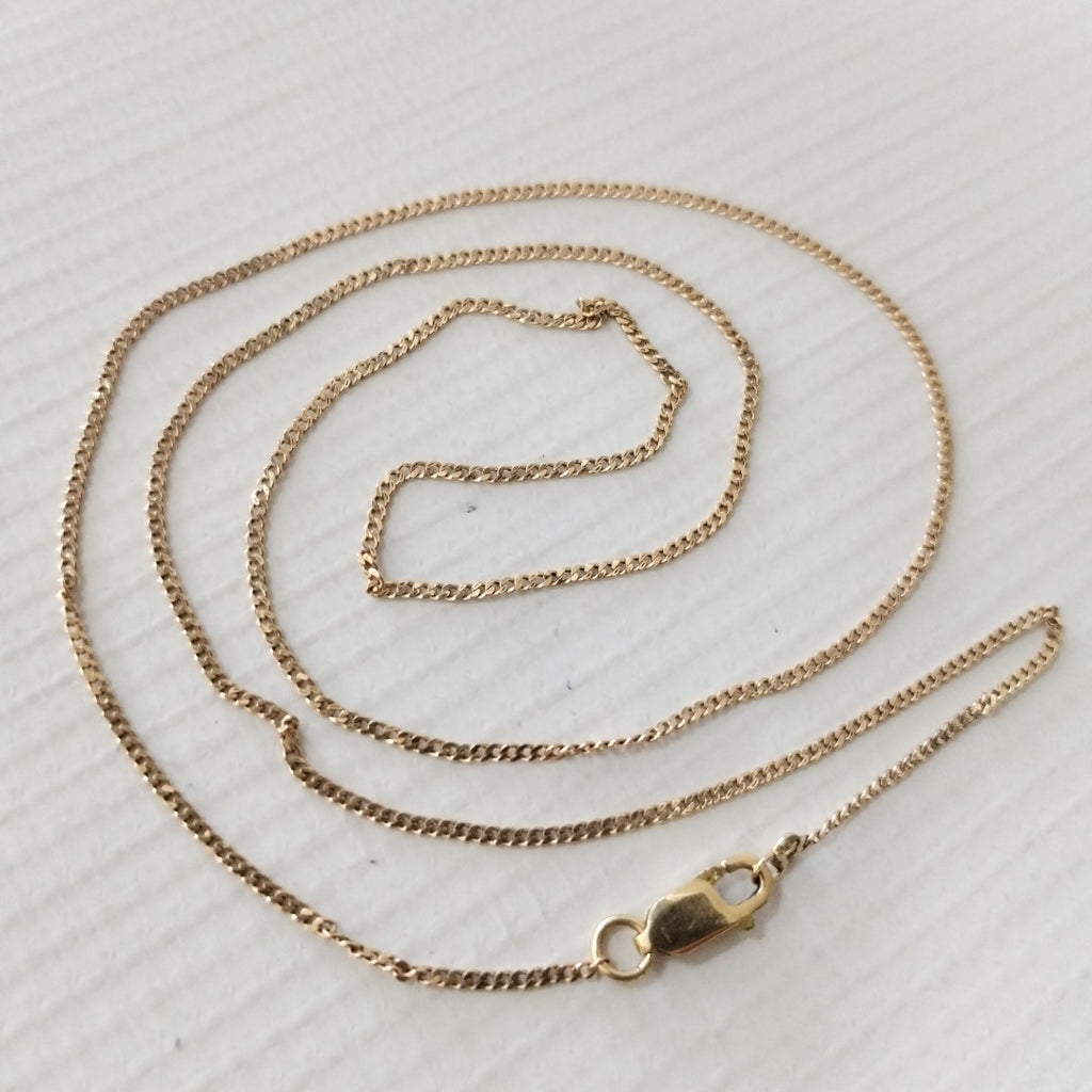 K1 3,70 GRMS 14 K ESPECIFICACIONES COMPLEMENTARIAS CADENA DE ESLABONES GASTADO M (SEMINUEVO)