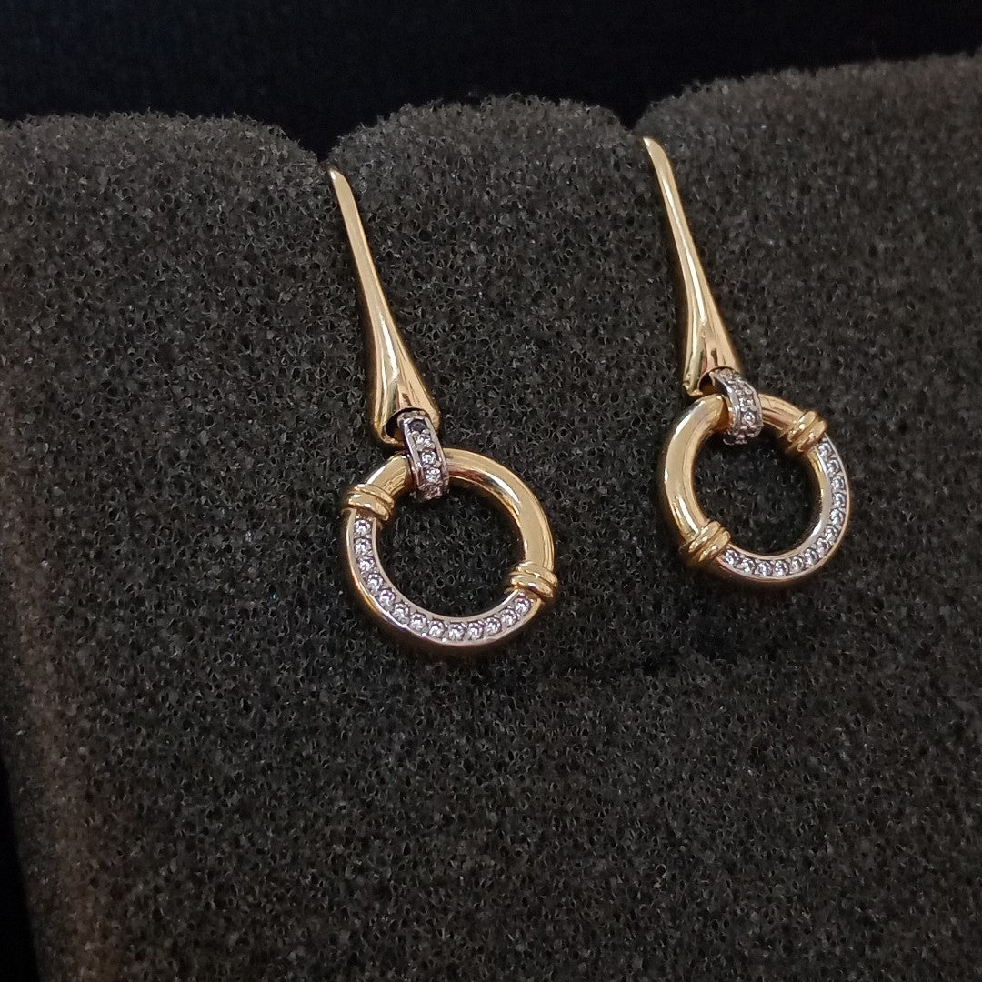 BROQUELES ORO 14K 4.1 (NUEVO)