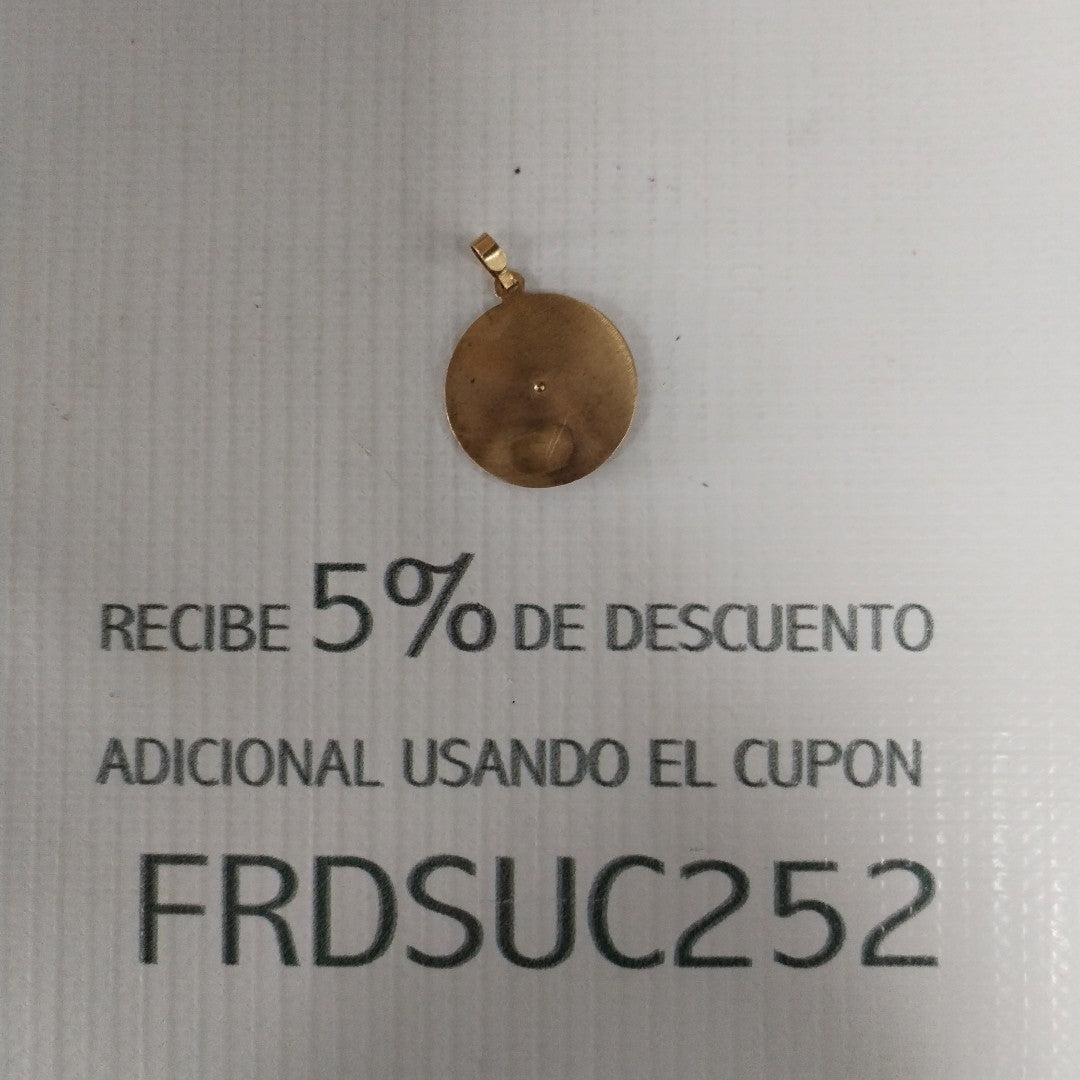 K1 2,10 GRMS 10 K ESPECIFICACIONES COMPLEMENTARIAS MEDALLA RELIGIOSA DE LA VIRGE (SEMINUEVO)