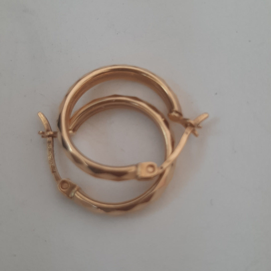 ARRACADAS PAR ORO 14 K 1.9 GRMS (SEMINUEVO)