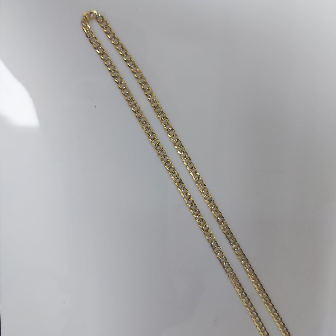 CADENA BARBADA 7.4G 50 CM 14K (NUEVO)