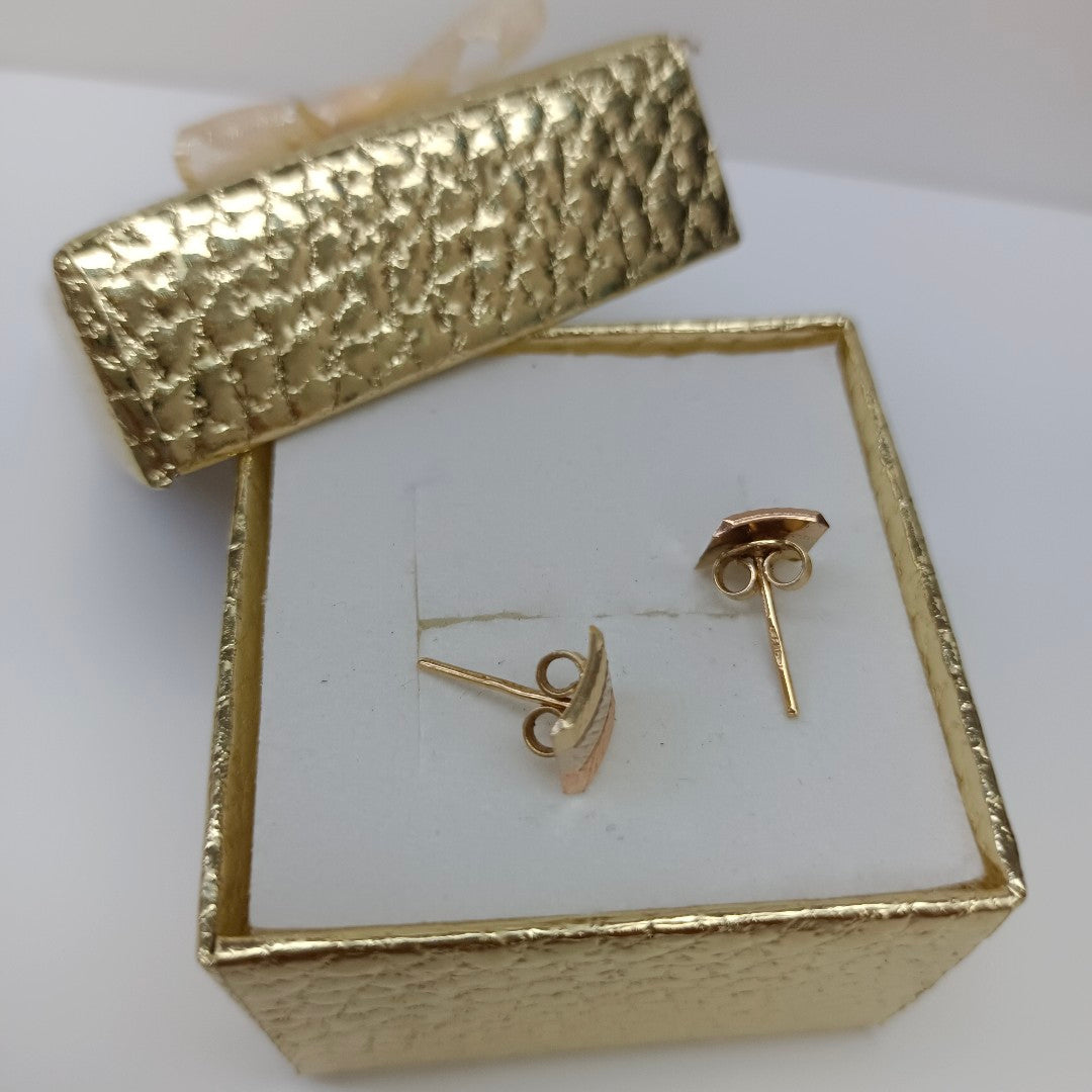 BROQUELES PAR ORO 14 K 1.7 GRMS (SEMINUEVO)