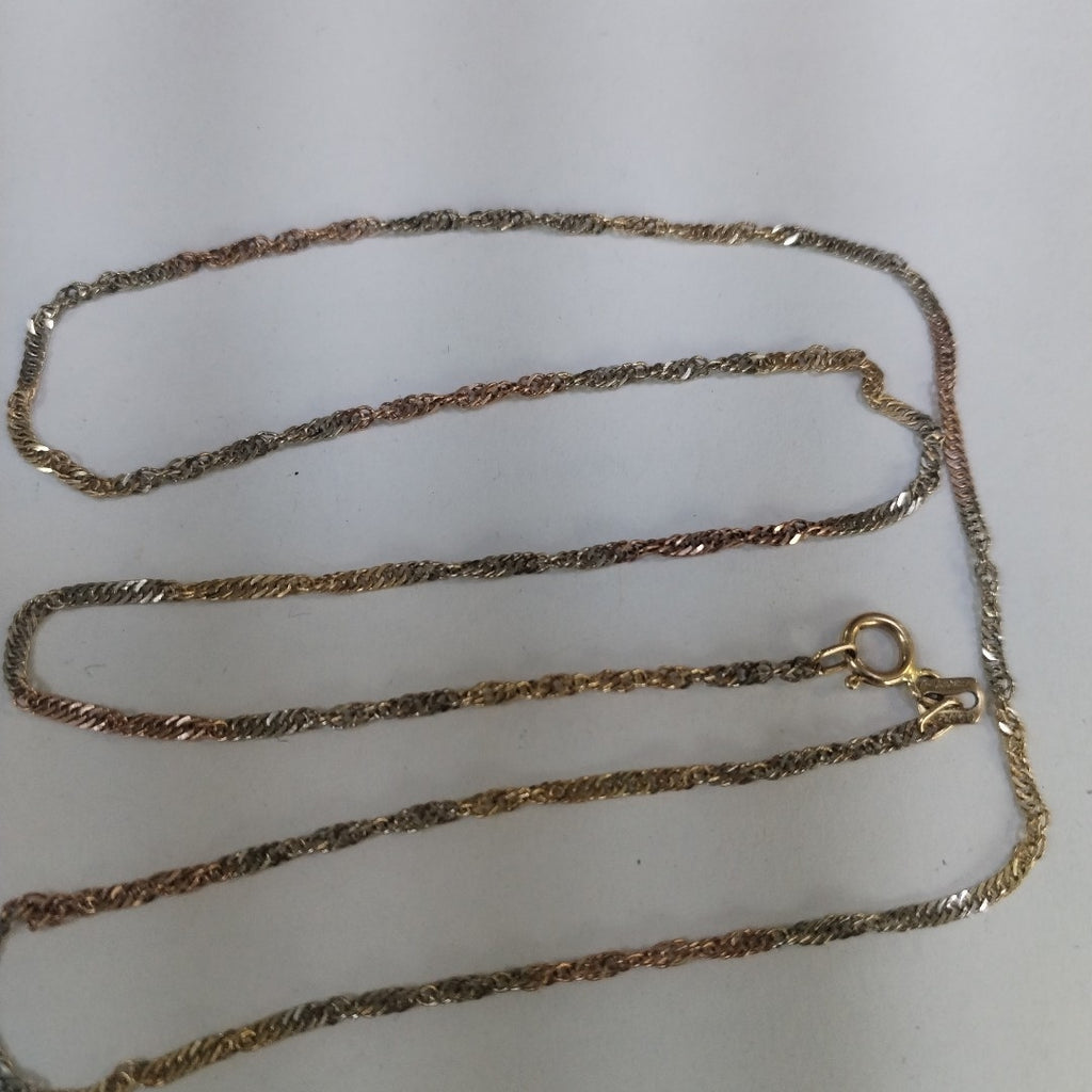 CADENA ORO COMBINADO 14 K 2.3 GRMS (SEMINUEVO)