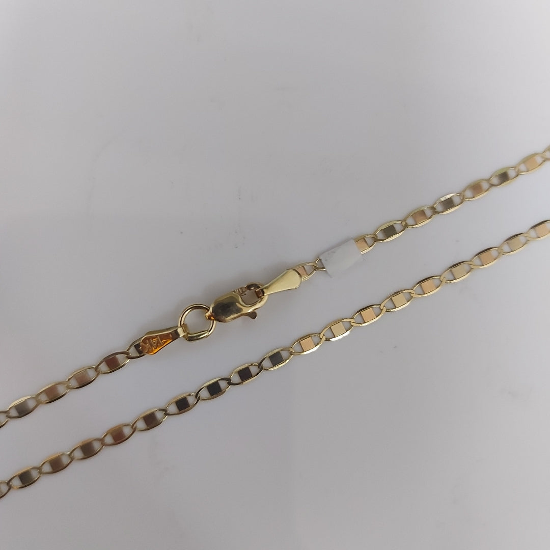 CADENA ESPECIAL MARINERA ESPEJO 3.71G 55 CM (NUEVO)