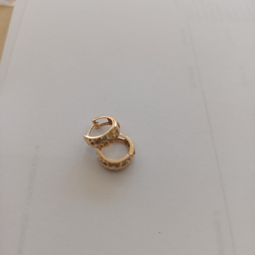 BROQUELES PAR ORO 14 K 1,70 GRMS (SEMINUEVO)