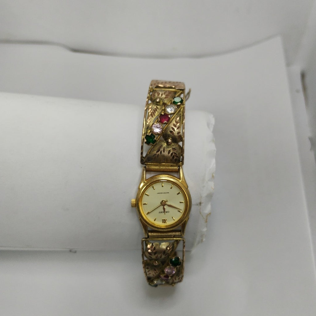 RELOJ CAJA ACERO PULSO ORO ORO 10 K 20.2 GRMS (SEMINUEVO)