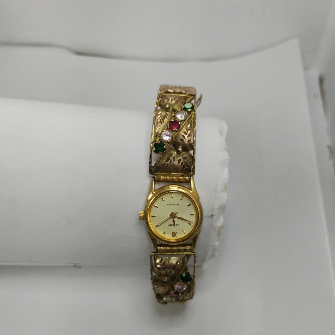 RELOJ CAJA ACERO PULSO ORO ORO 10 K 20.2 GRMS (SEMINUEVO)