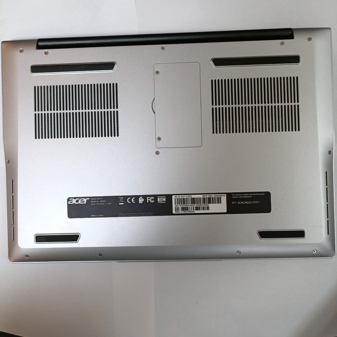 LAPTOP ACER ASPIRE LITE 14 AL14-31P-C0S2 (2024) 256 GB SSD 8 GB RAM (SEMINUEVO)