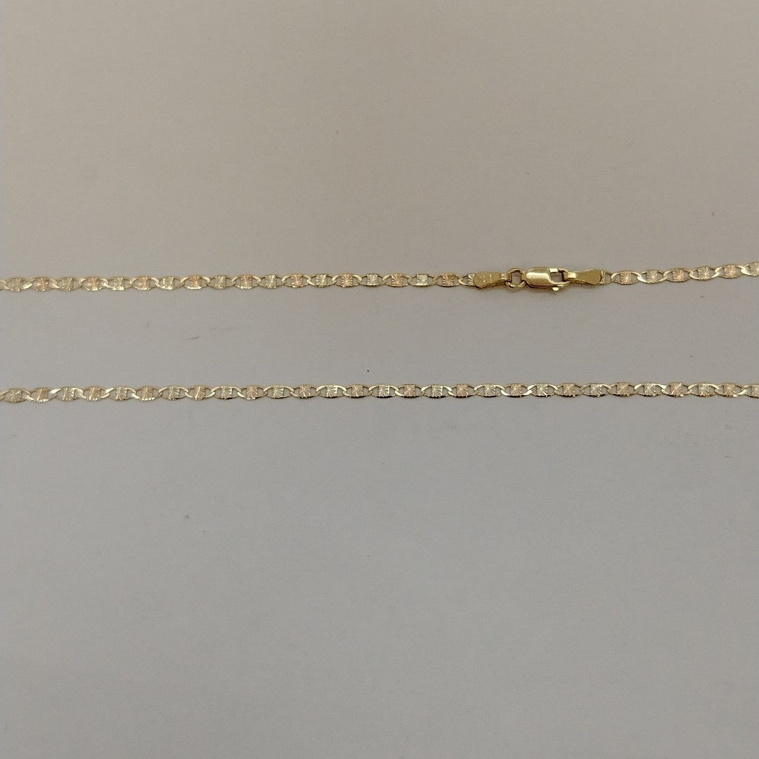 CADENA TEJIDO MARINERO 3.81GR 60 CM (NUEVO)