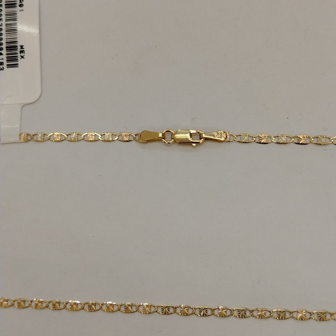 CADENA TEJIDO MARINERO 3.81GR 60 CM (NUEVO)