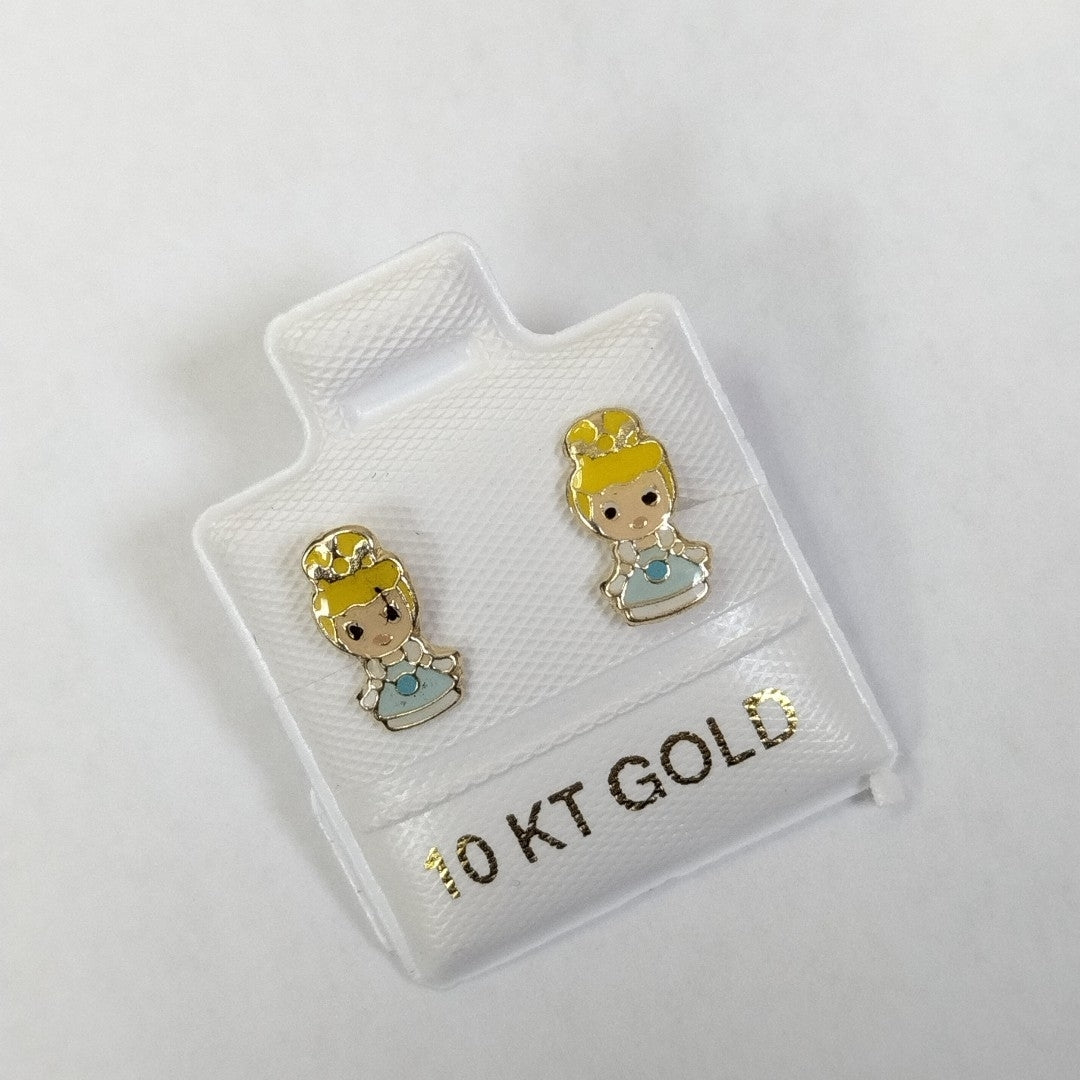 BROQUELES ORO 10K 1 (NUEVO)