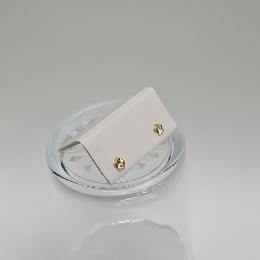 BROQUELES ORO 10K 1 (NUEVO)