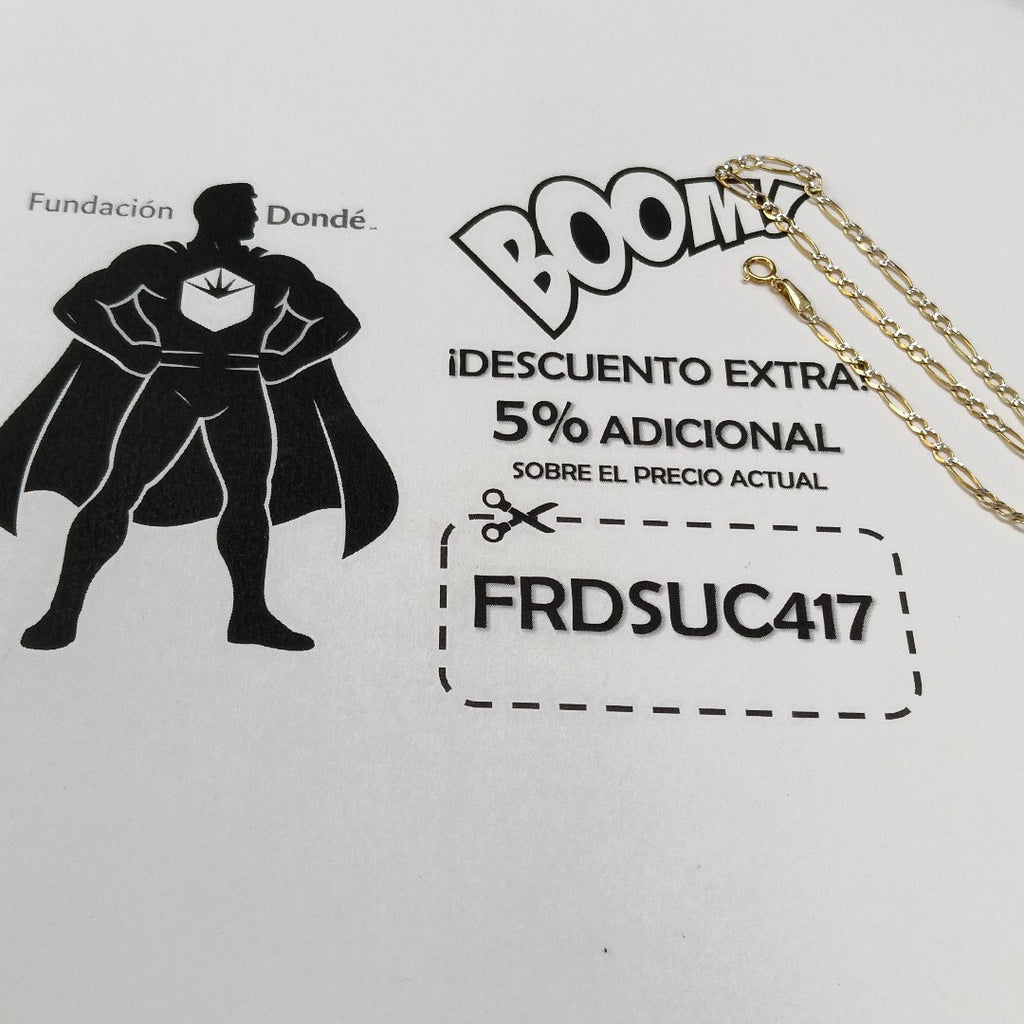 K1 4,30 GRMS 14 K ESPECIFICACIONES COMPLEMENTARIAS CADENA TJ CARTIER ORO 14K (SEMINUEVO)