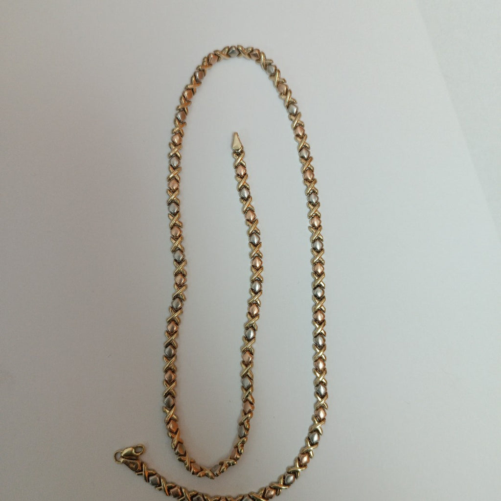 K1 17,40 GRMS 8 K ESPECIFICACIONES COMPLEMENTARIAS GARGANTILLA ORO FLORENTINO (SEMINUEVO)