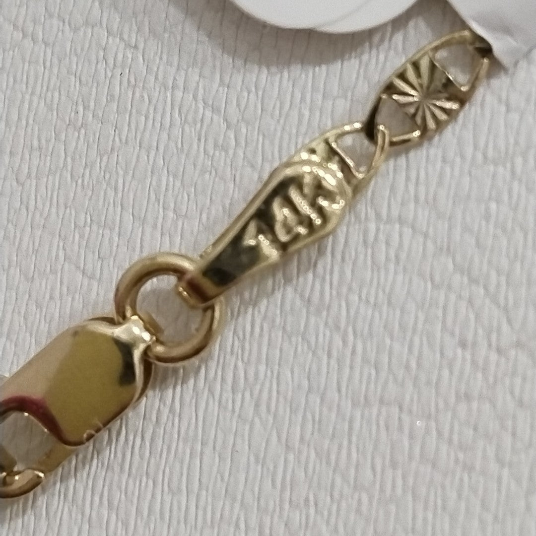 CADENA TEJIDO MARINERO 3.91GR 60 CM (NUEVO)