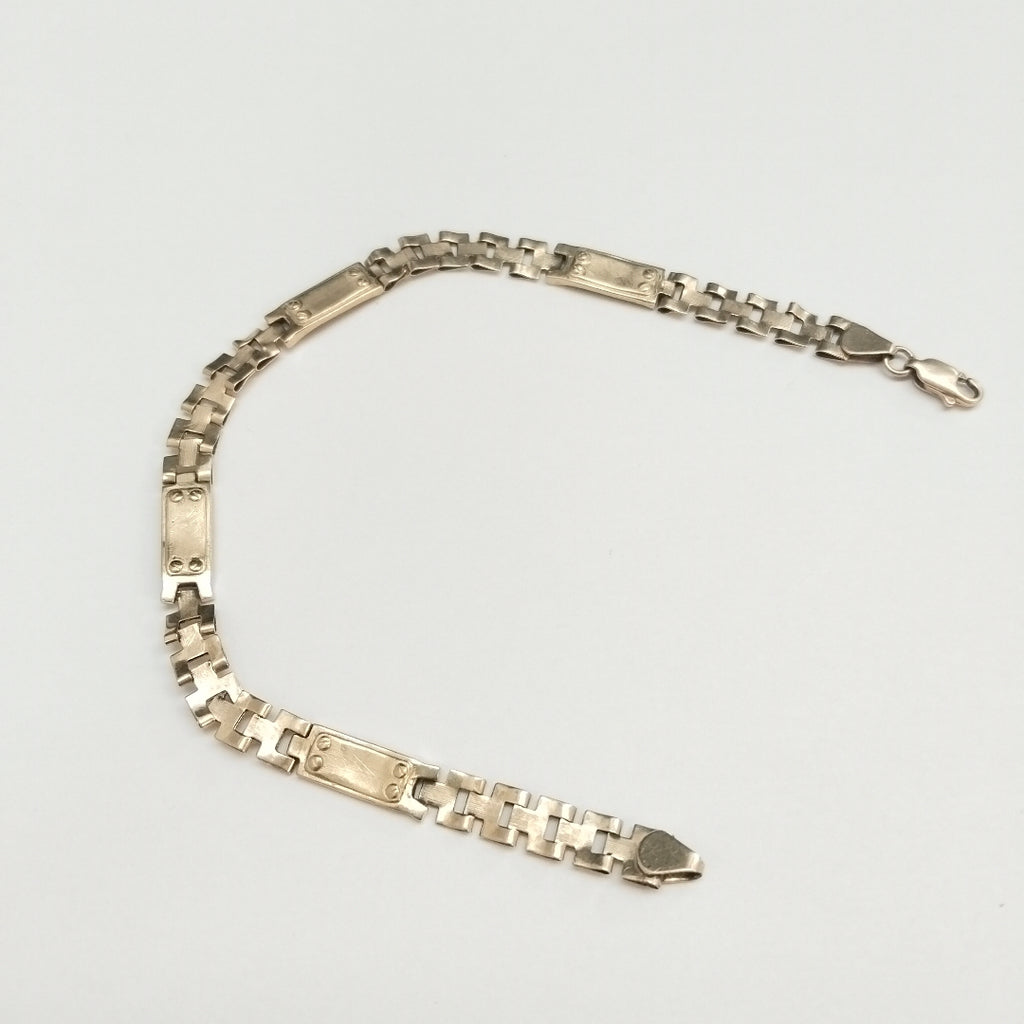 K1 7,30 GRMS 14 K ESPECIFICACIONES COMPLEMENTARIAS PULSERA TEJIDO ESPECIAL/BUEN (SEMINUEVO)