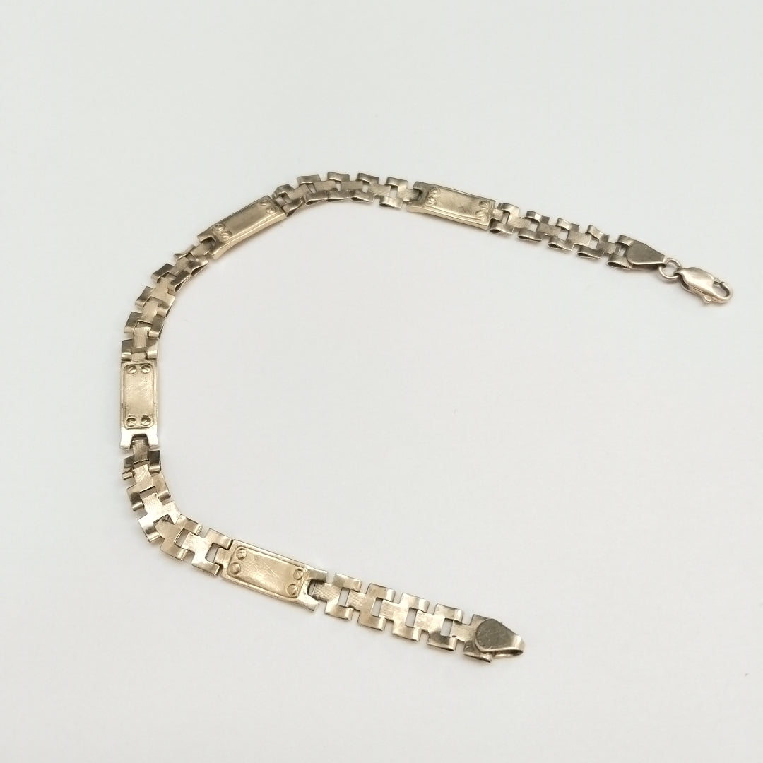 K1 7,30 GRMS 14 K ESPECIFICACIONES COMPLEMENTARIAS PULSERA TEJIDO ESPECIAL/BUEN (SEMINUEVO)