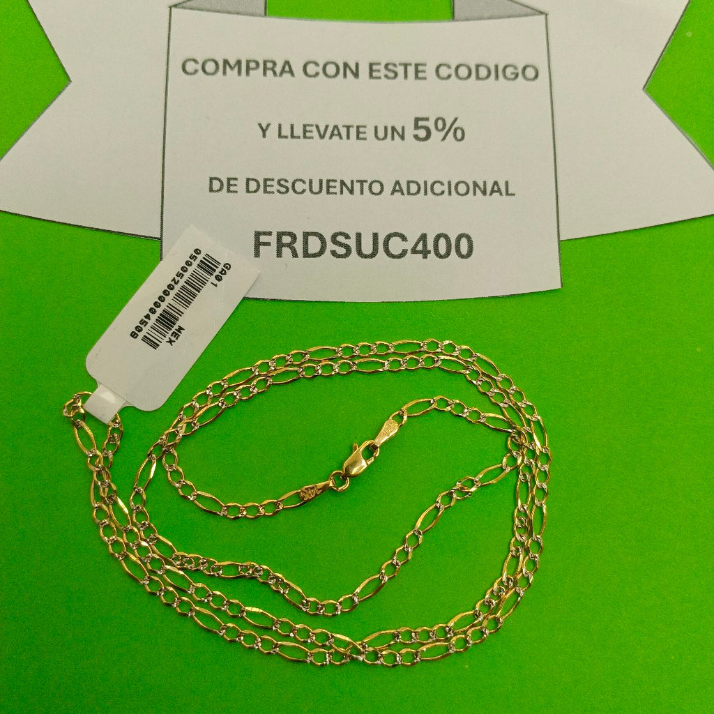 CADENA 3 X 1 4.7GR 55 CM CM (NUEVO)